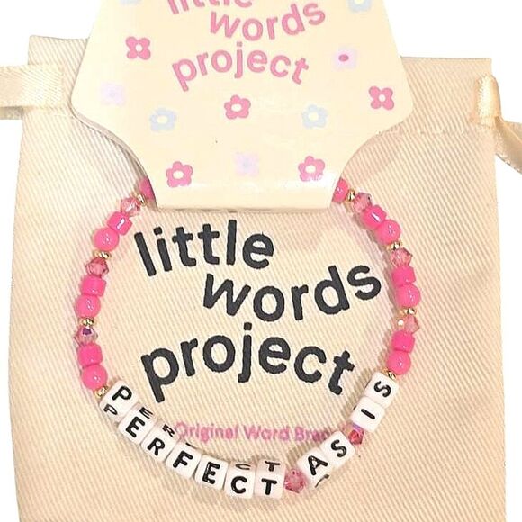 Little Words Project "Perfect As Is" Beaded Bracelet - Picture 5 of 11